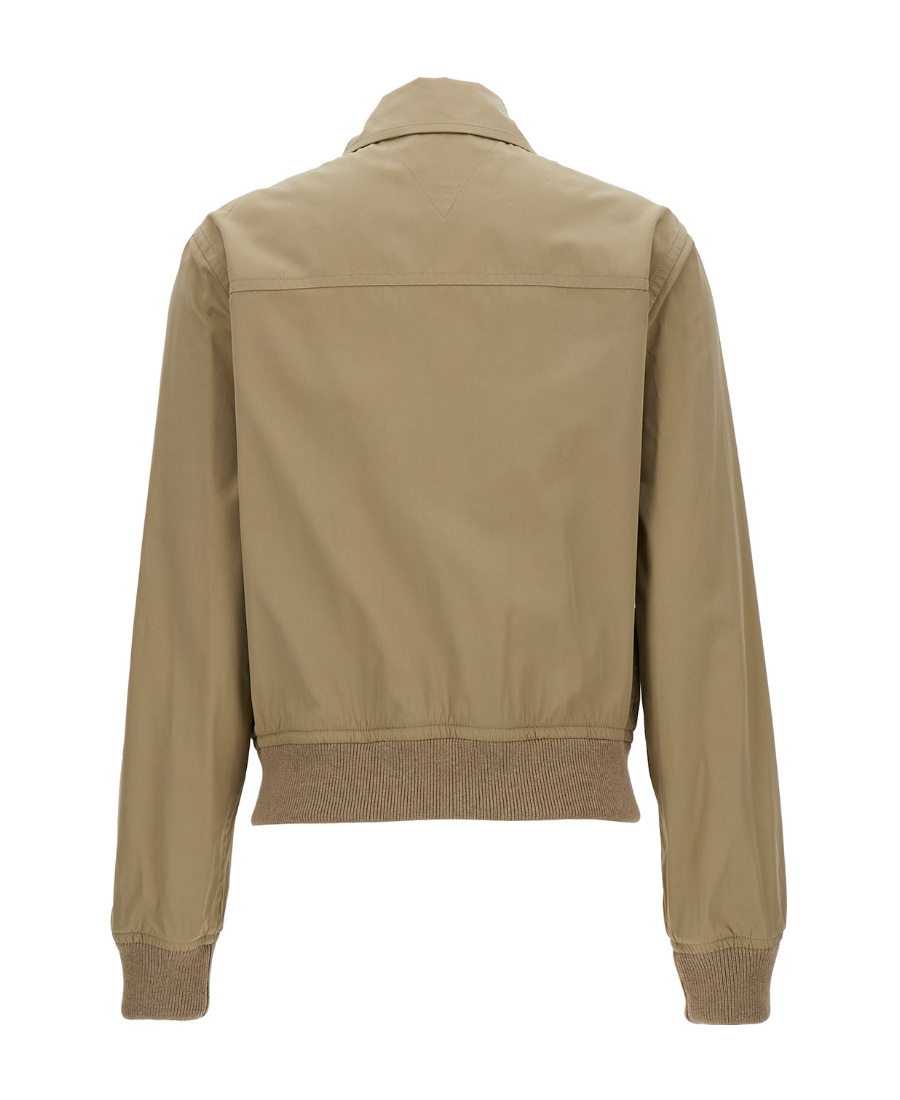 Bottega Veneta Relaxed-fit Button-down Jacket In Nude