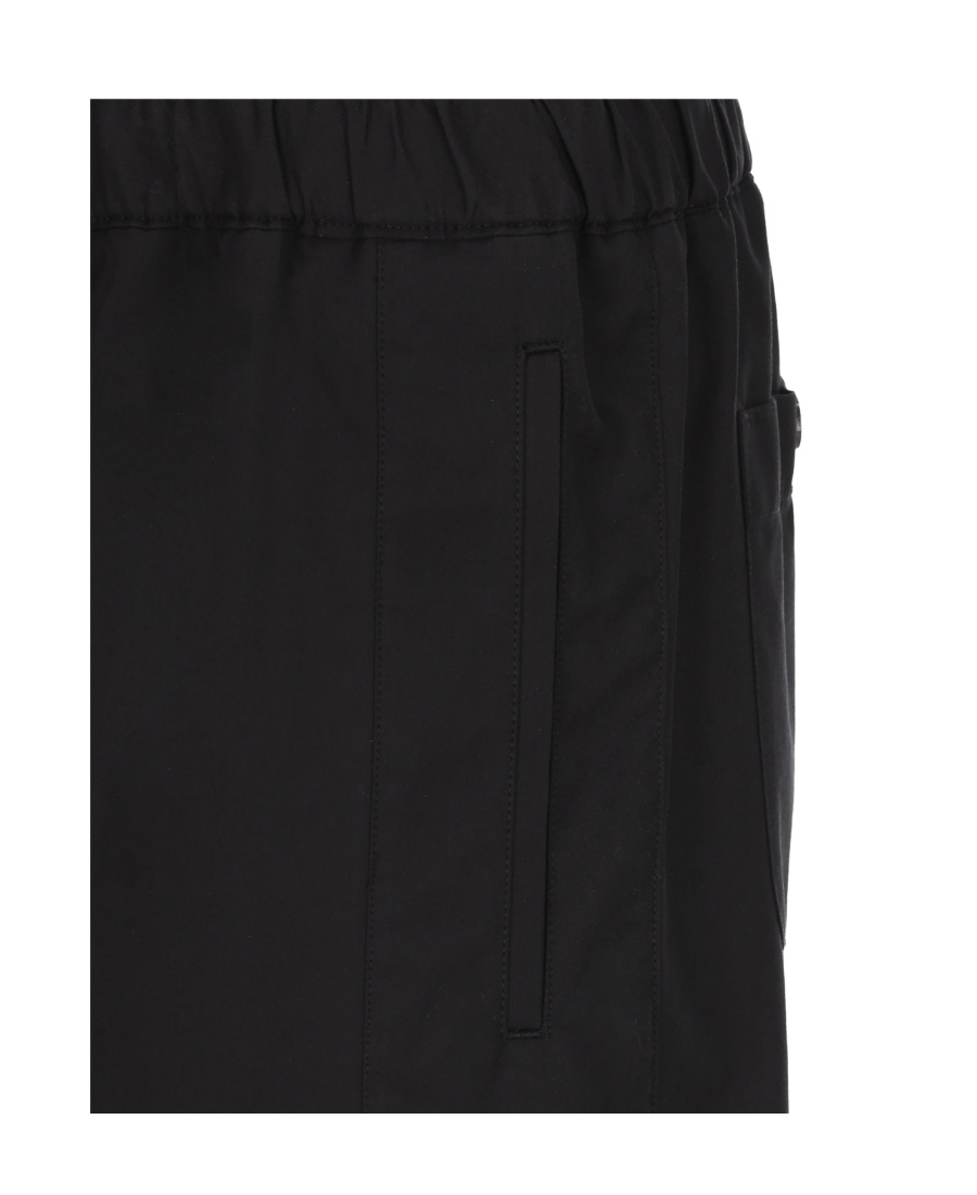 Alexander Mcqueen Cotton, Wool, And Mohair Shorts In Black