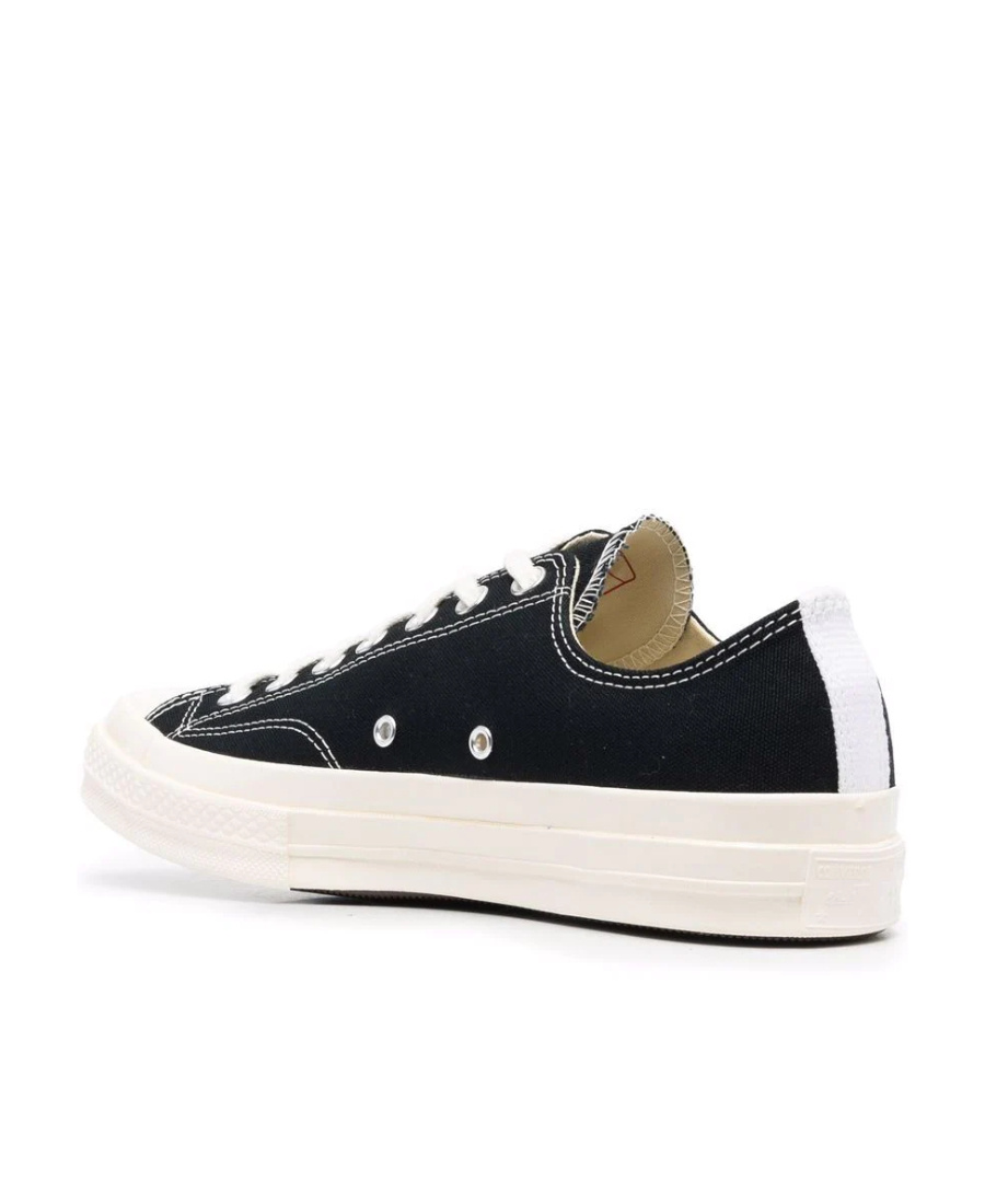 Comme Des Garçons Play Black Converse Edition Chuck 70 Cdg Ox Sneakers In White