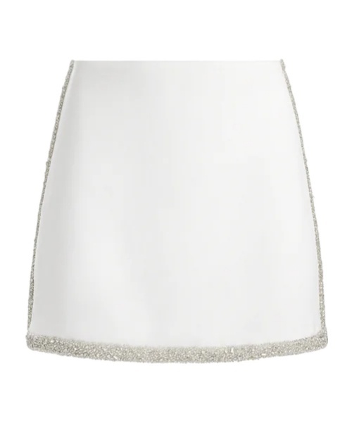 Alice And Olivia A-line Skirt In White