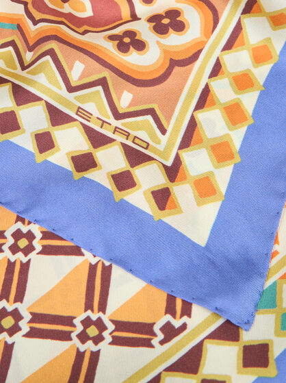 Etro Printed Silk Scarf