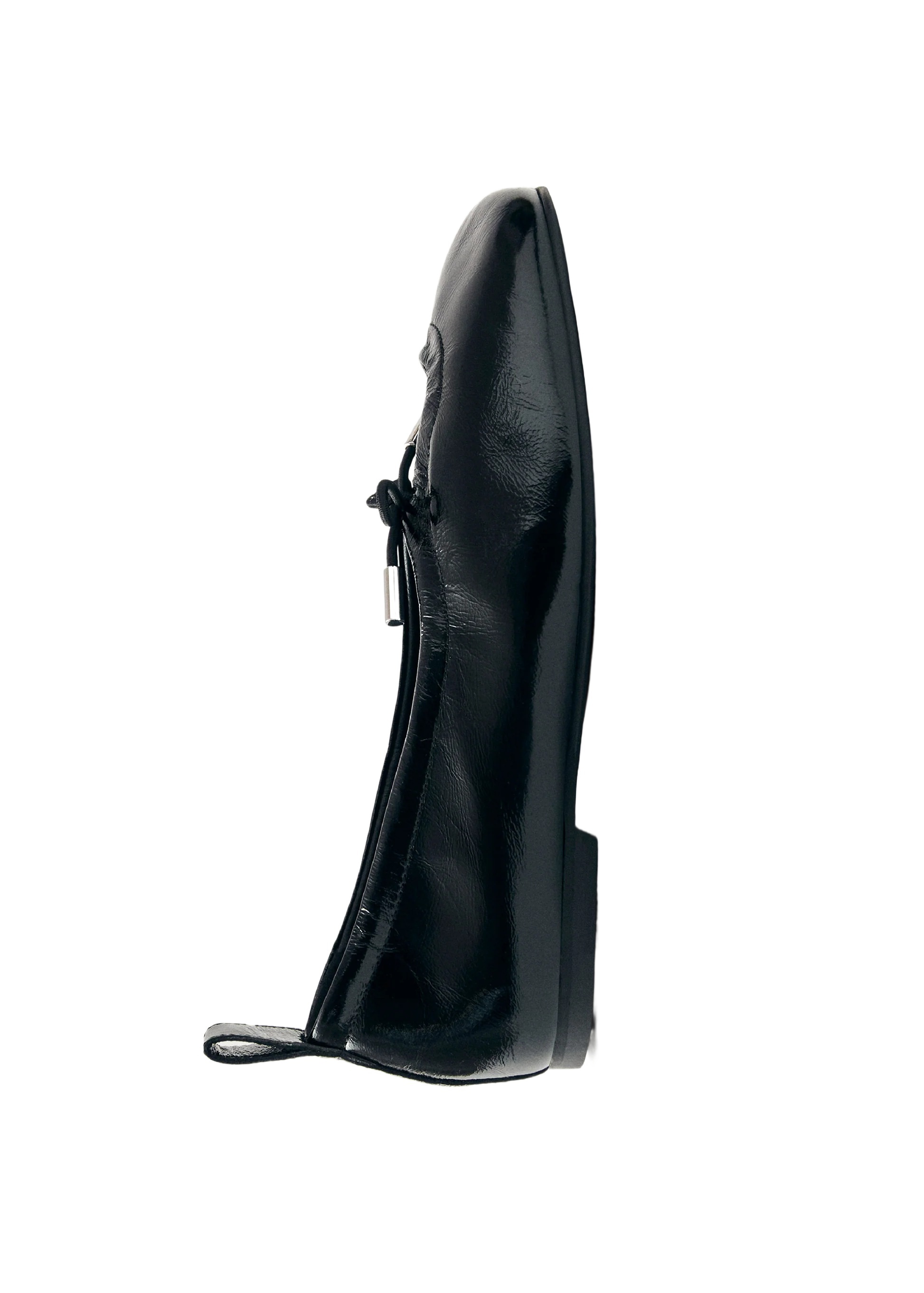 Alohas Rosalind Onix Leather Ballet Flats In Black