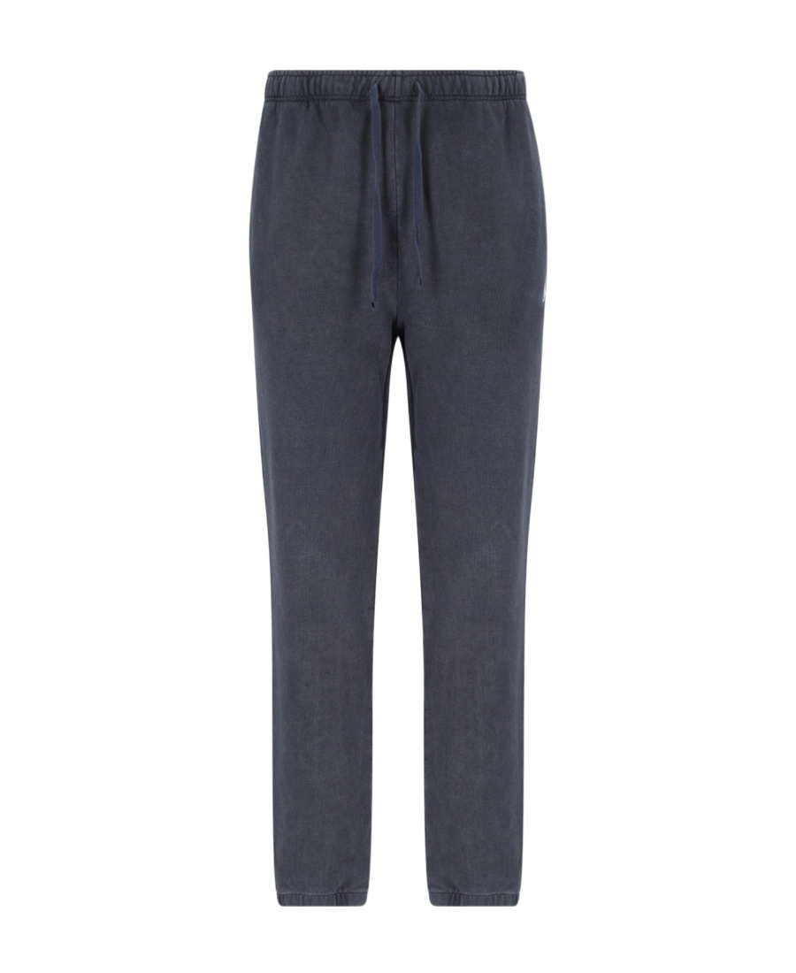 Polo Ralph Lauren Pony Embroidered Drawstring Track Pants In Black
