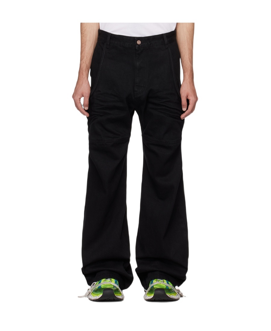 We11 Done Wire Five-pocket Jeans In Black