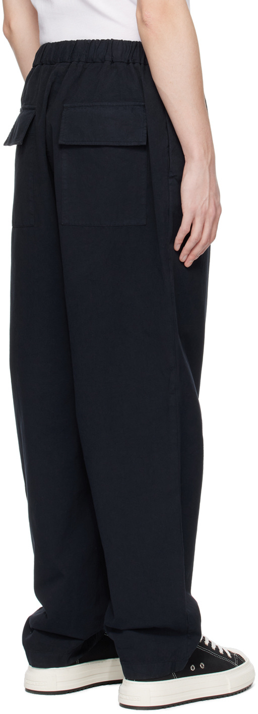 Darkpark Navy Sean Trousers In Black