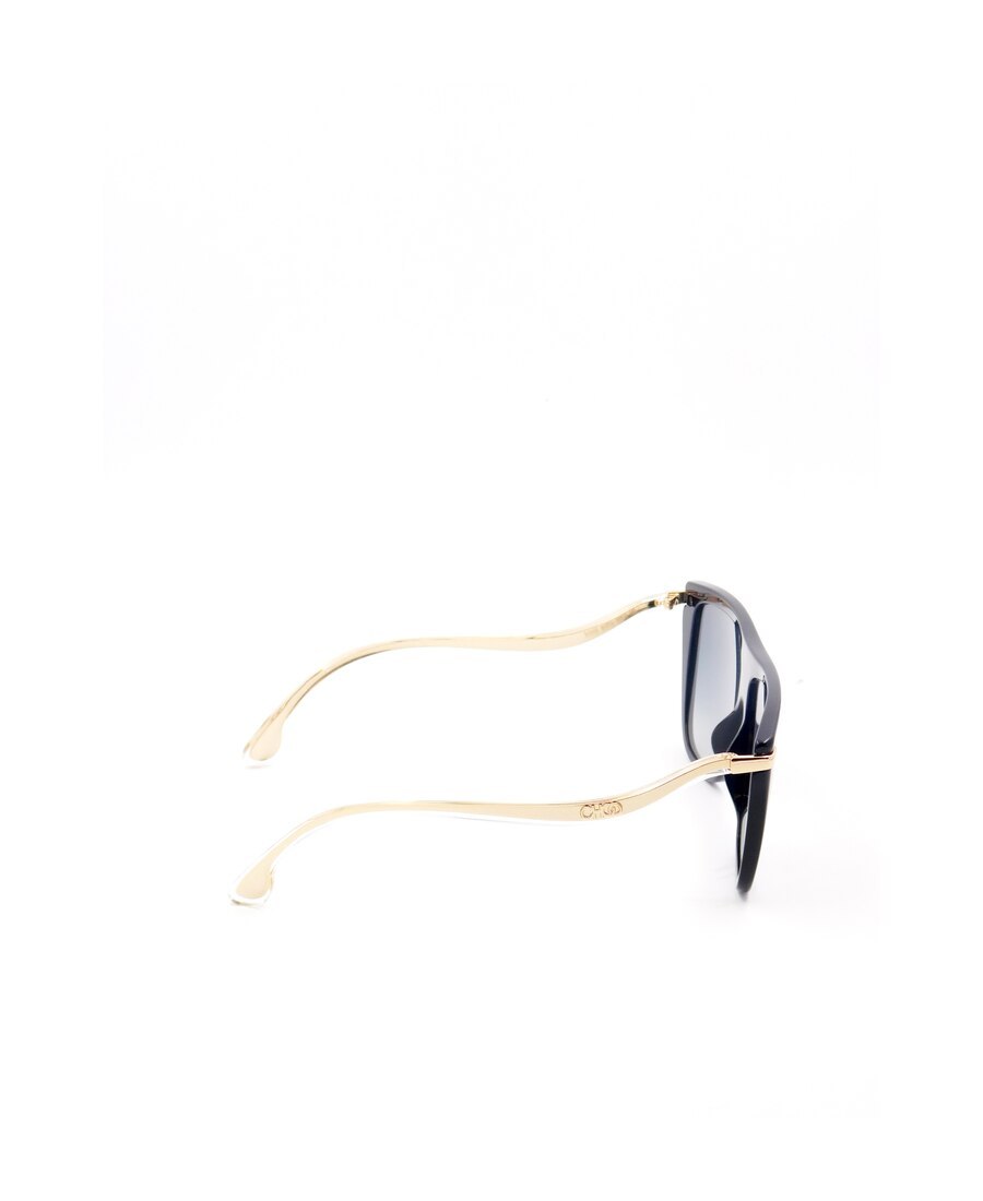 Jimmy Choo Suvis Oversized Frame Sunglasses In Gray