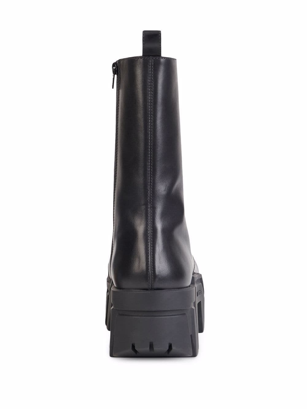 Balenciaga Bulldozer Lace-up Boots In Black