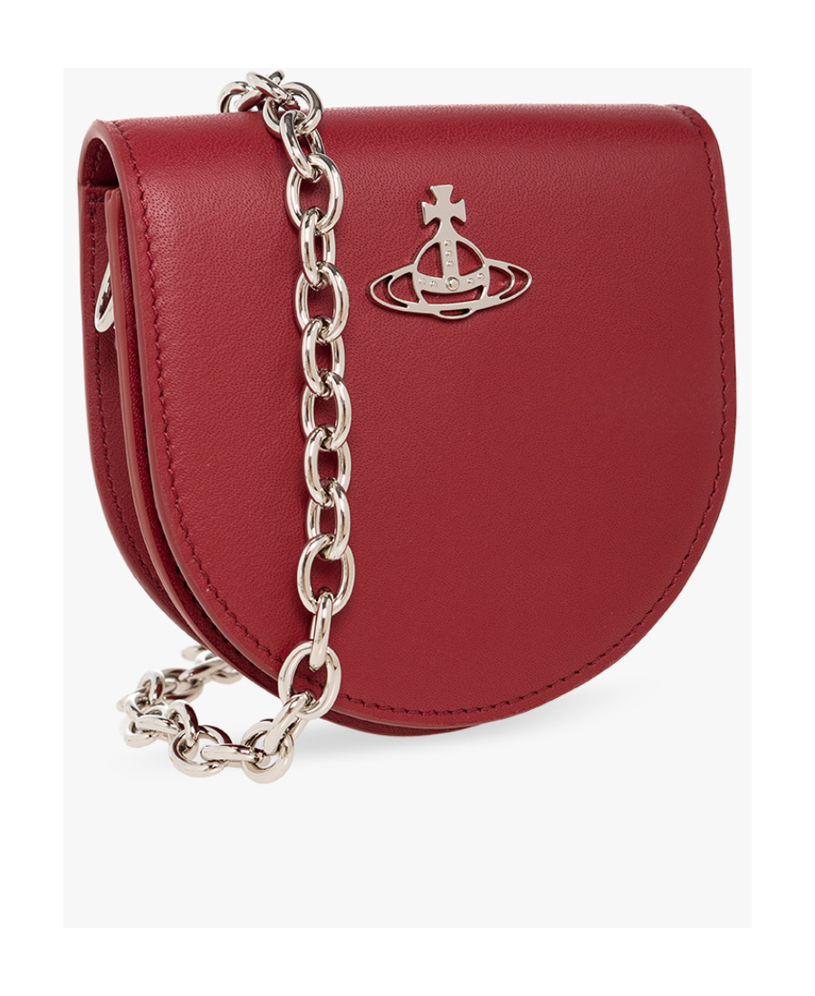Vivienne Westwood Logo Shoulder Bag In Red