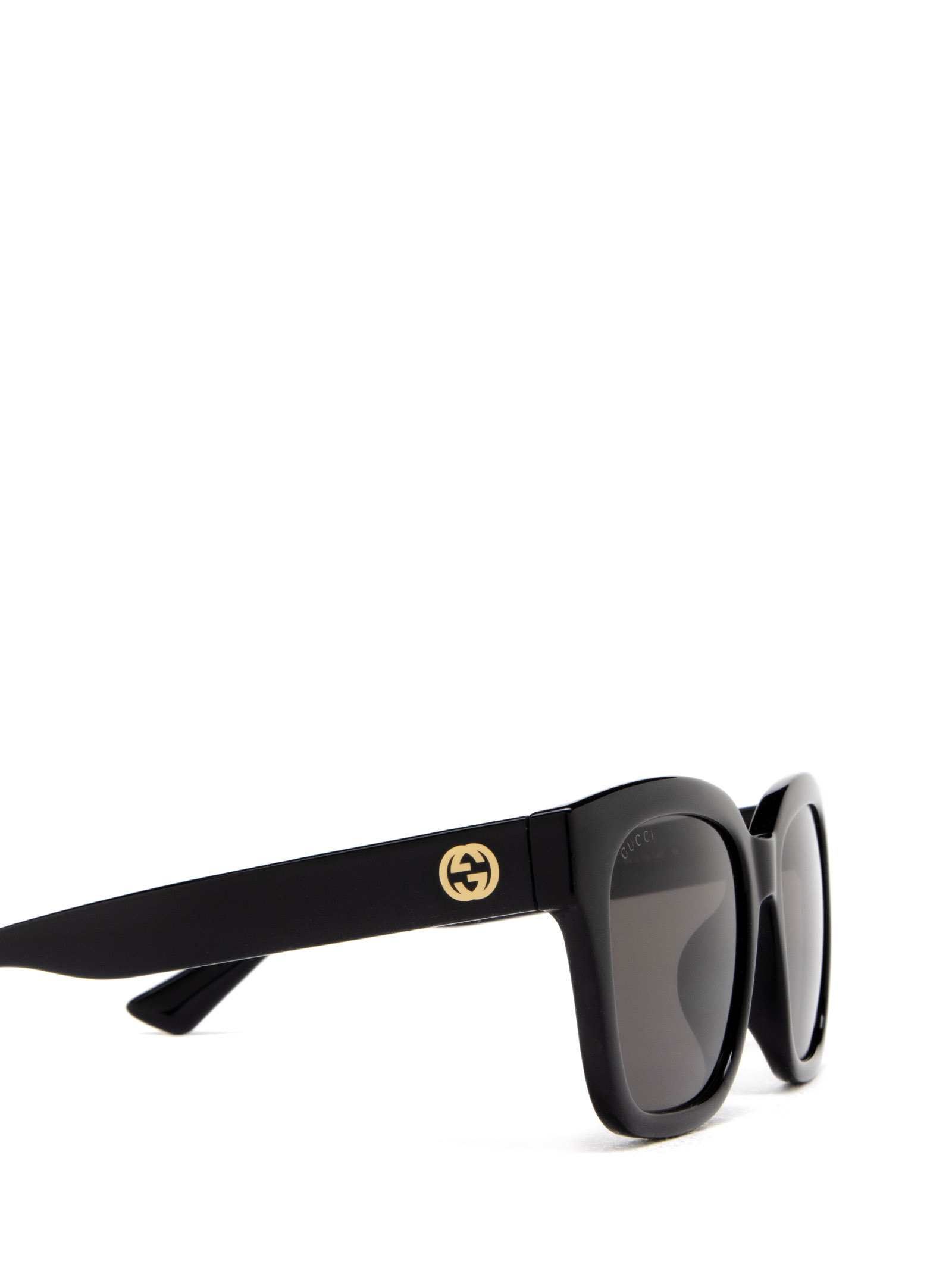 Gucci Womens Black Gg1338s Rectangle-frame Injected Sunglasses In Gray