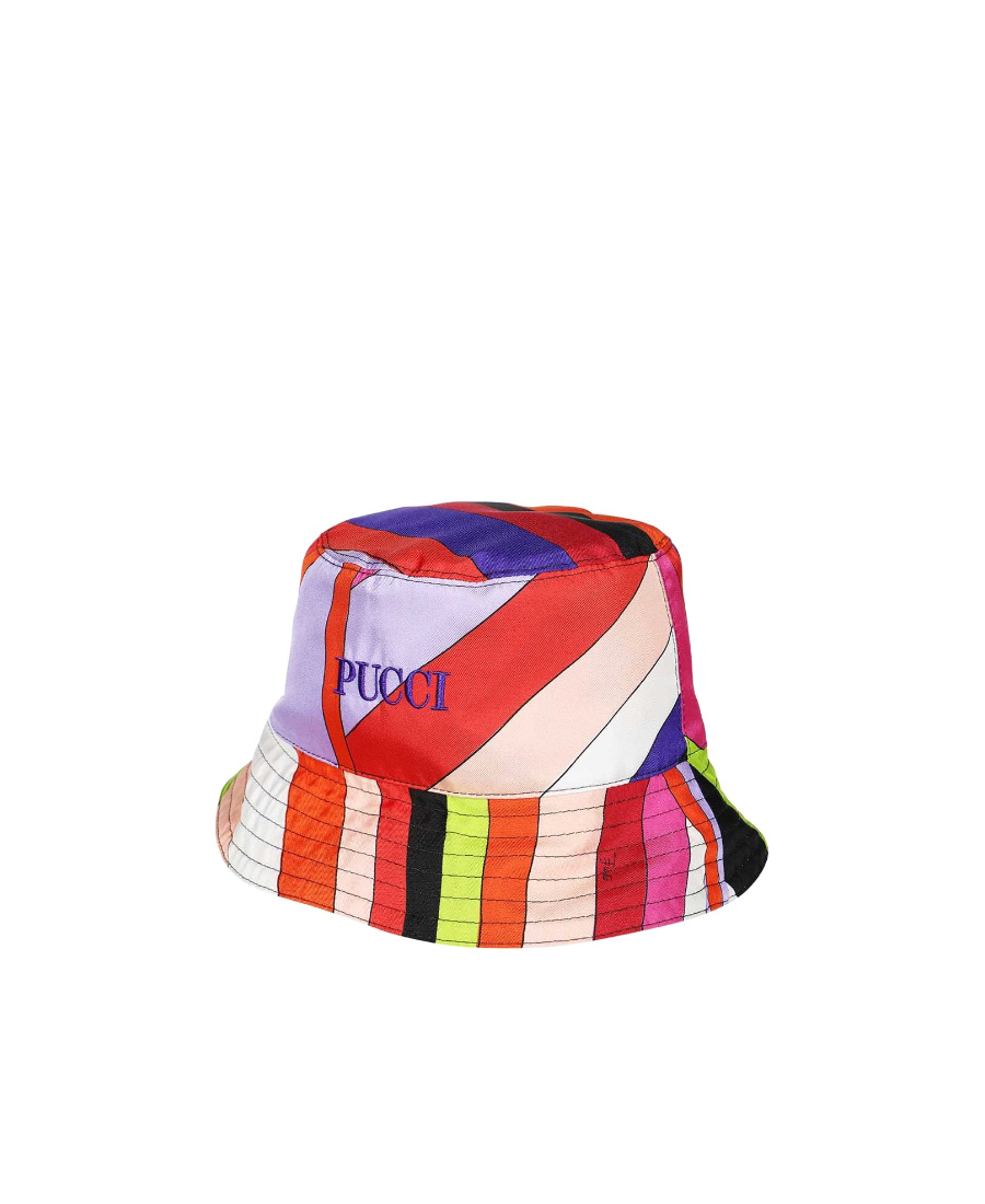 EMILIO PUCCI ABSTRACT-PRINT BUCKET HAT