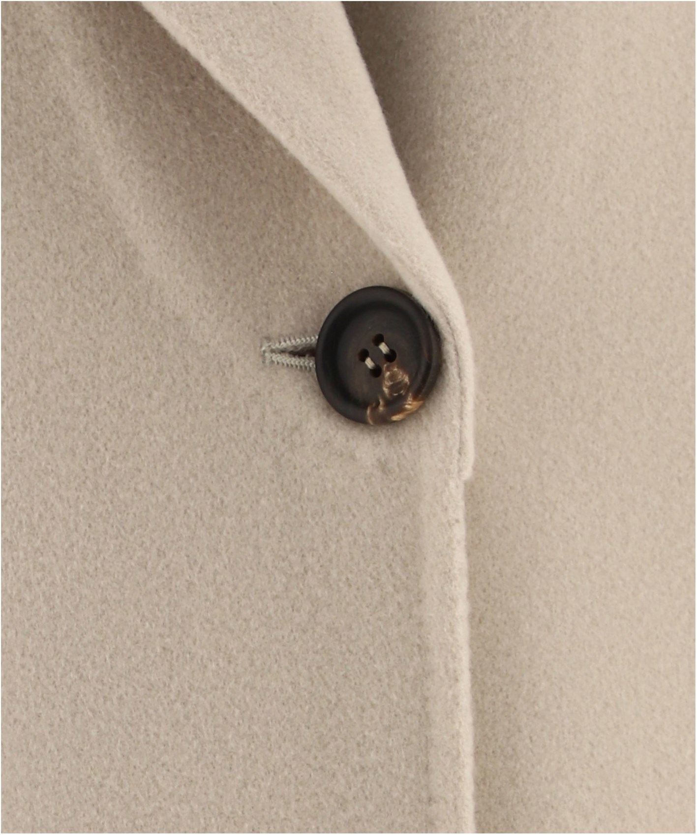 Brunello Cucinelli Double-breasted Cashmere Coat In Nude