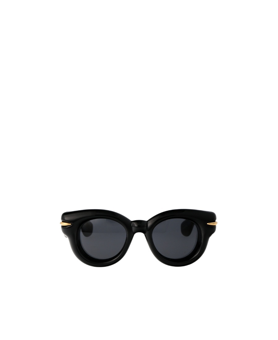 Loewe Inflated Round-frame Sunglasses In Black