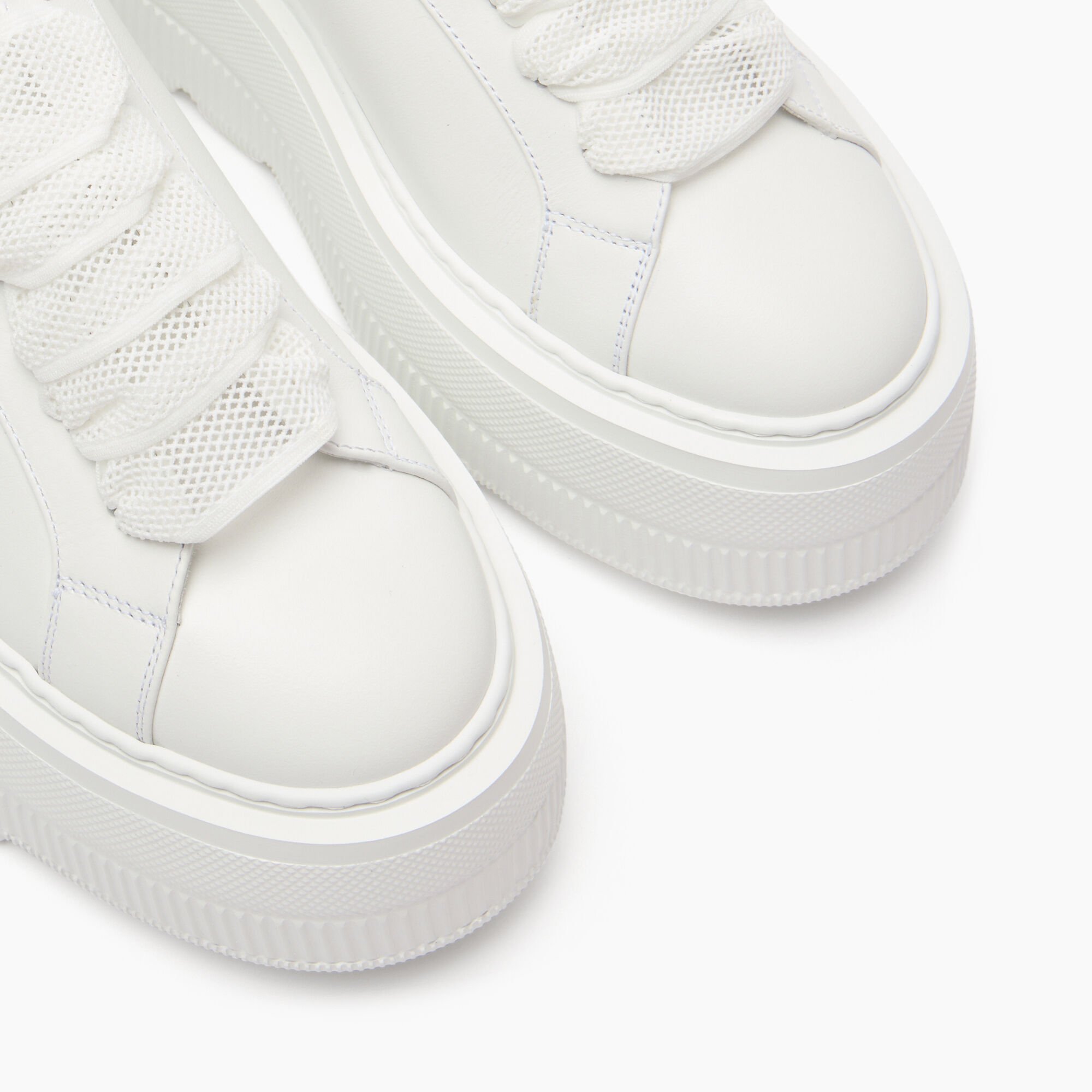 Casadei Nexus Platform Sneakers In White