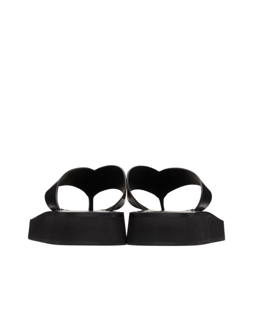 Shop The Row Ginza Platform Sandals In Black