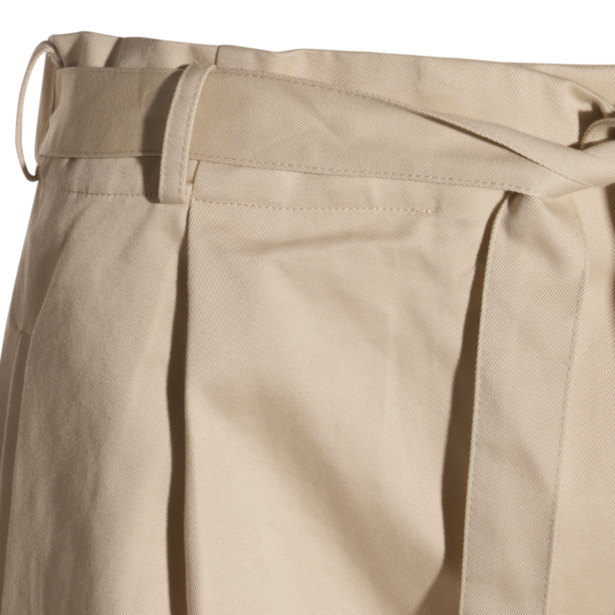 Shop Add Cotton Trousers In Nude