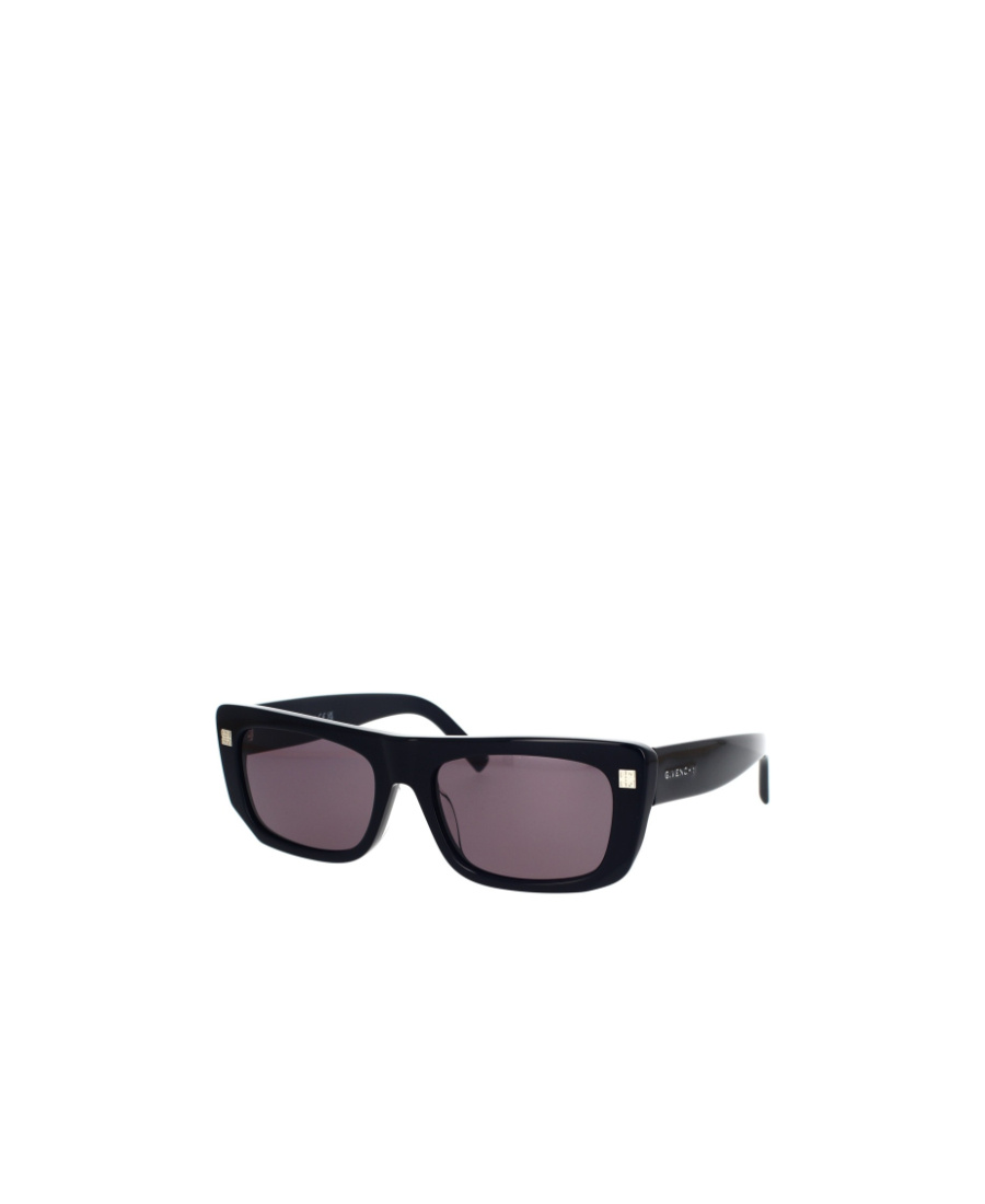 Givenchy Logo-engraved Rectangle-frame Sunglasses In Gray