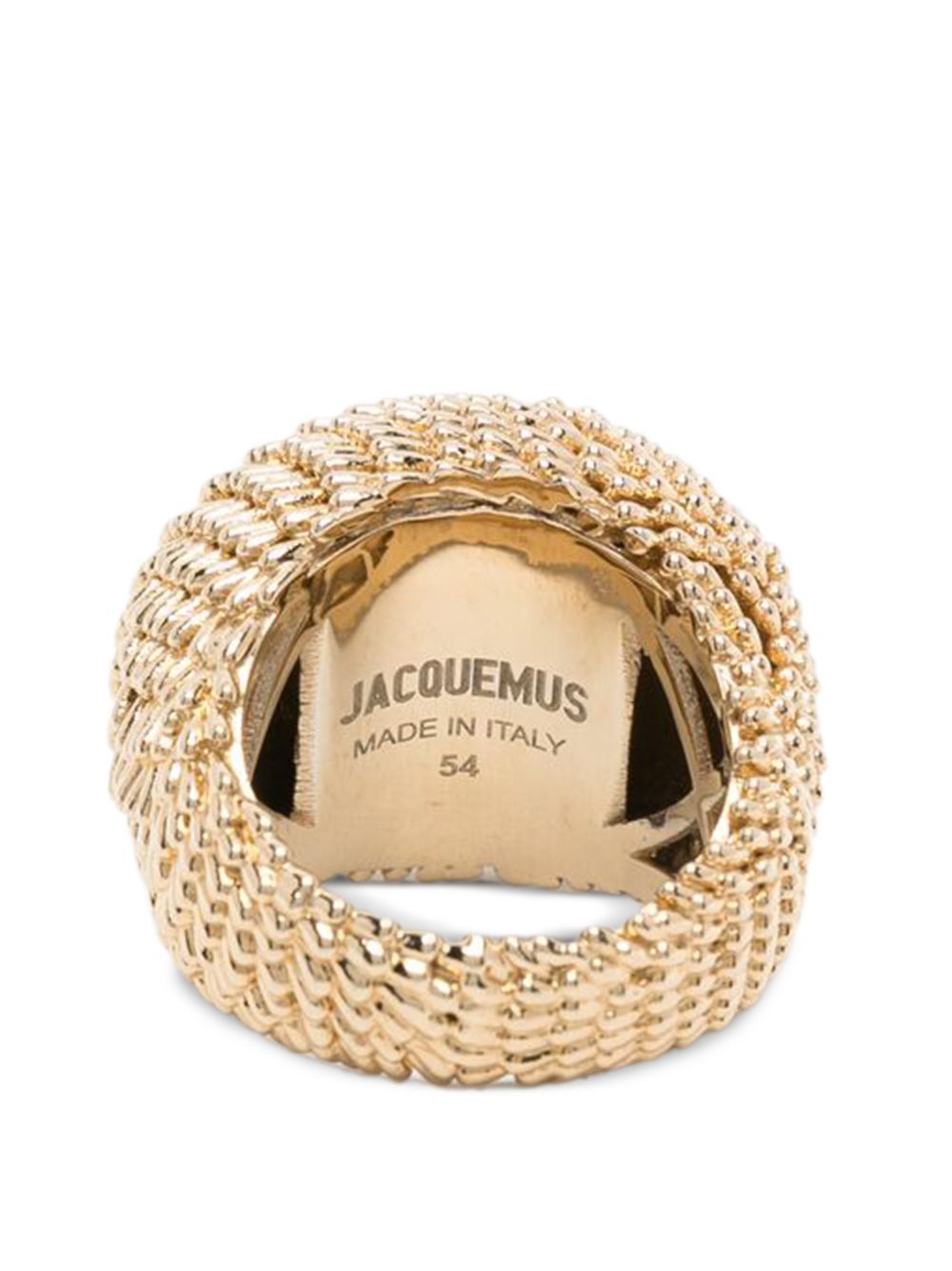 Jacquemus The Herisson Ring In Golden
