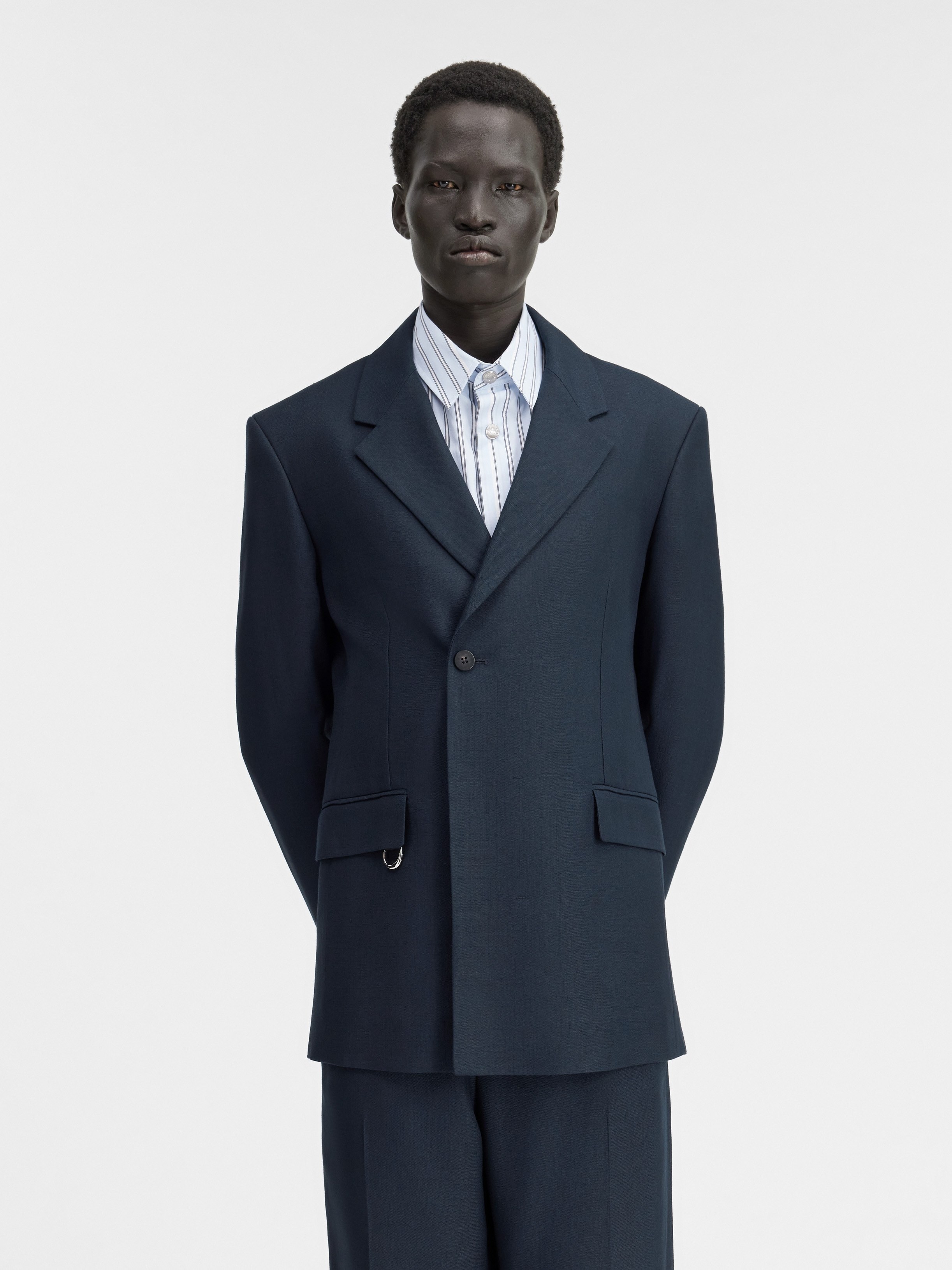 Jacquemus Double-breasted Blazer In Black