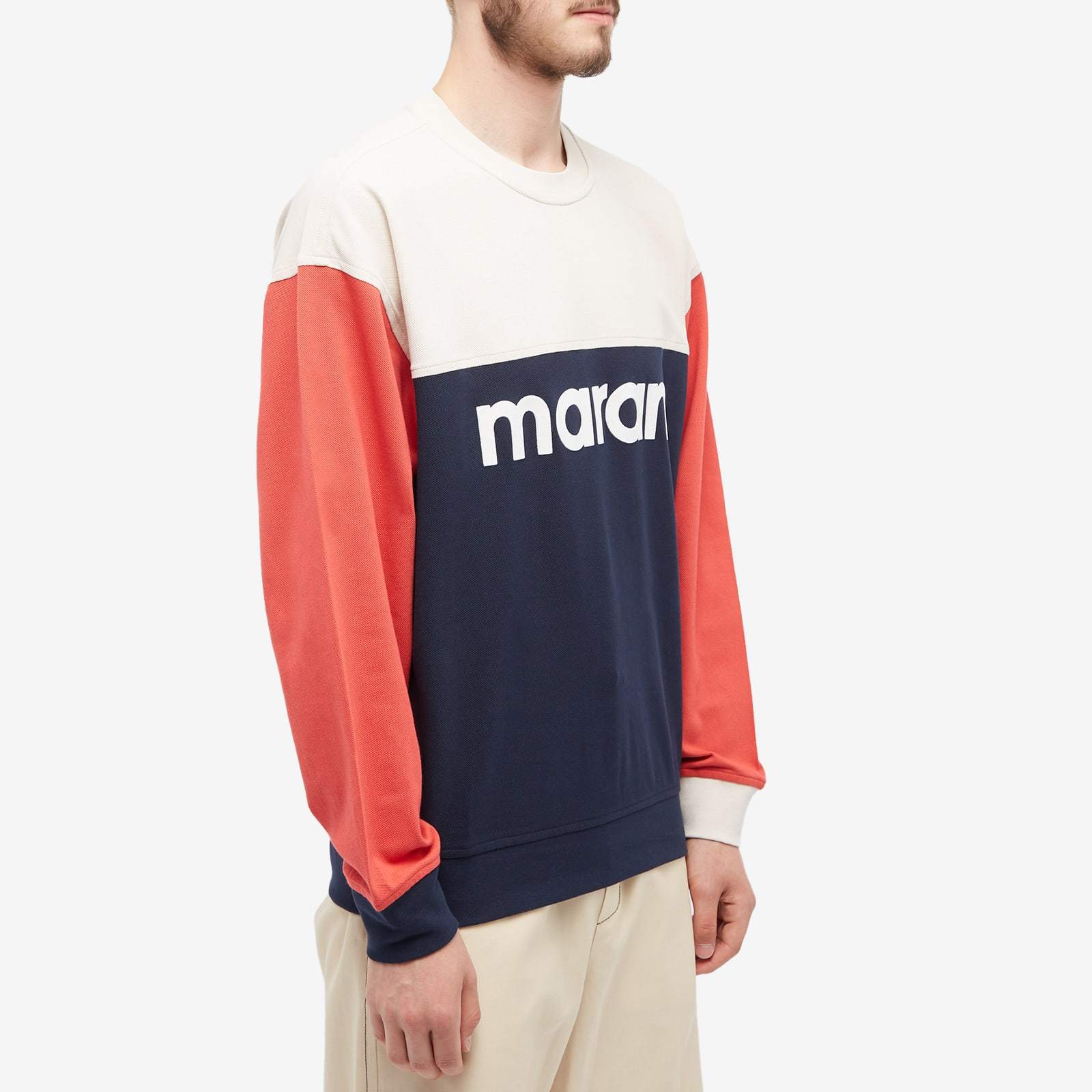 Isabel Marant Round-necked Sweater In Blue