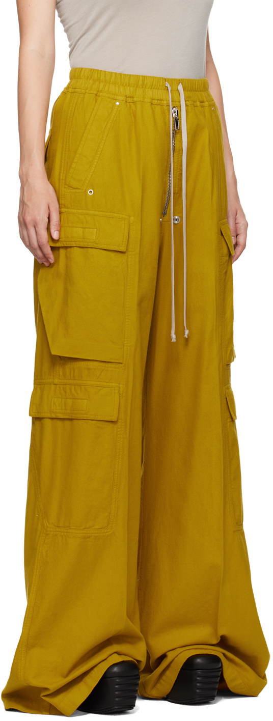 Rick Owens Drkshdw Wide-leg Casual Pants In Brown