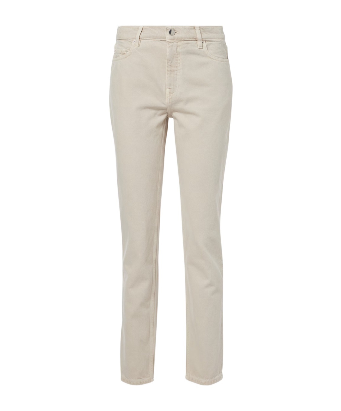 Totême Low-rise Tapered Jeans In Neutral