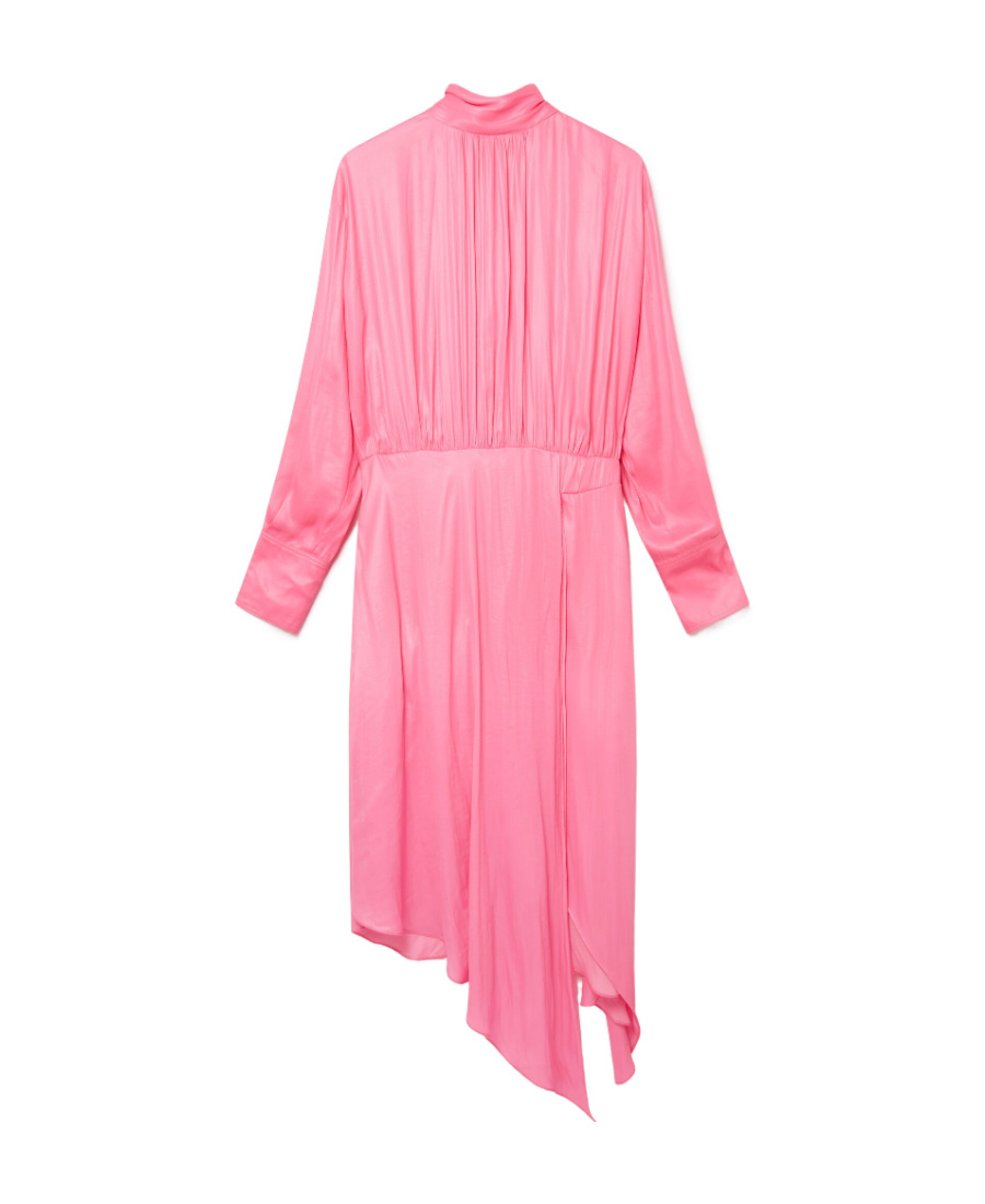 Stella Mccartney Asymmetrical Hem Dress In Pink