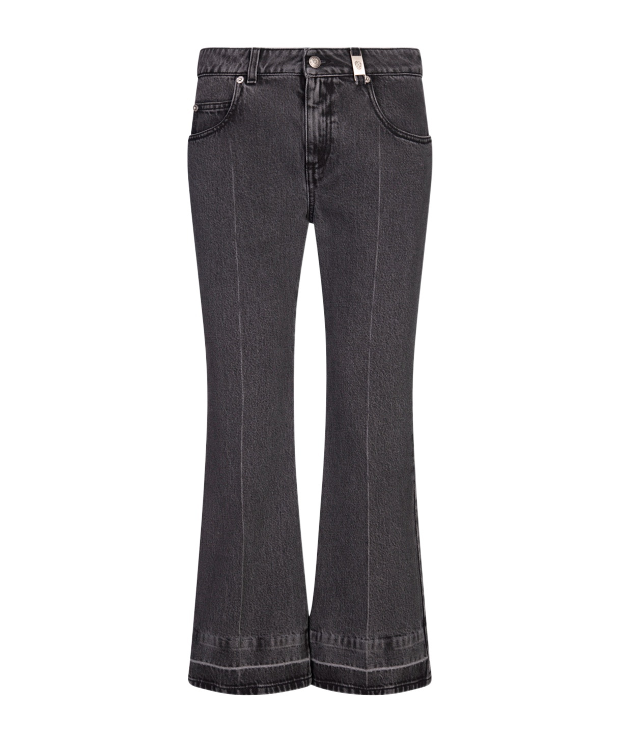 Alexander Mcqueen Flared Jeans In Black