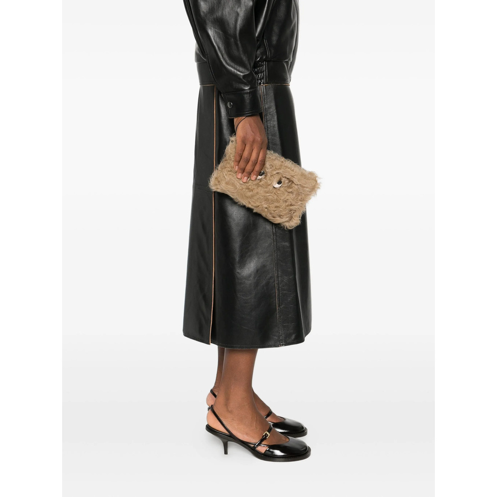 Anya Hindmarch Eyes Clutch In Brown