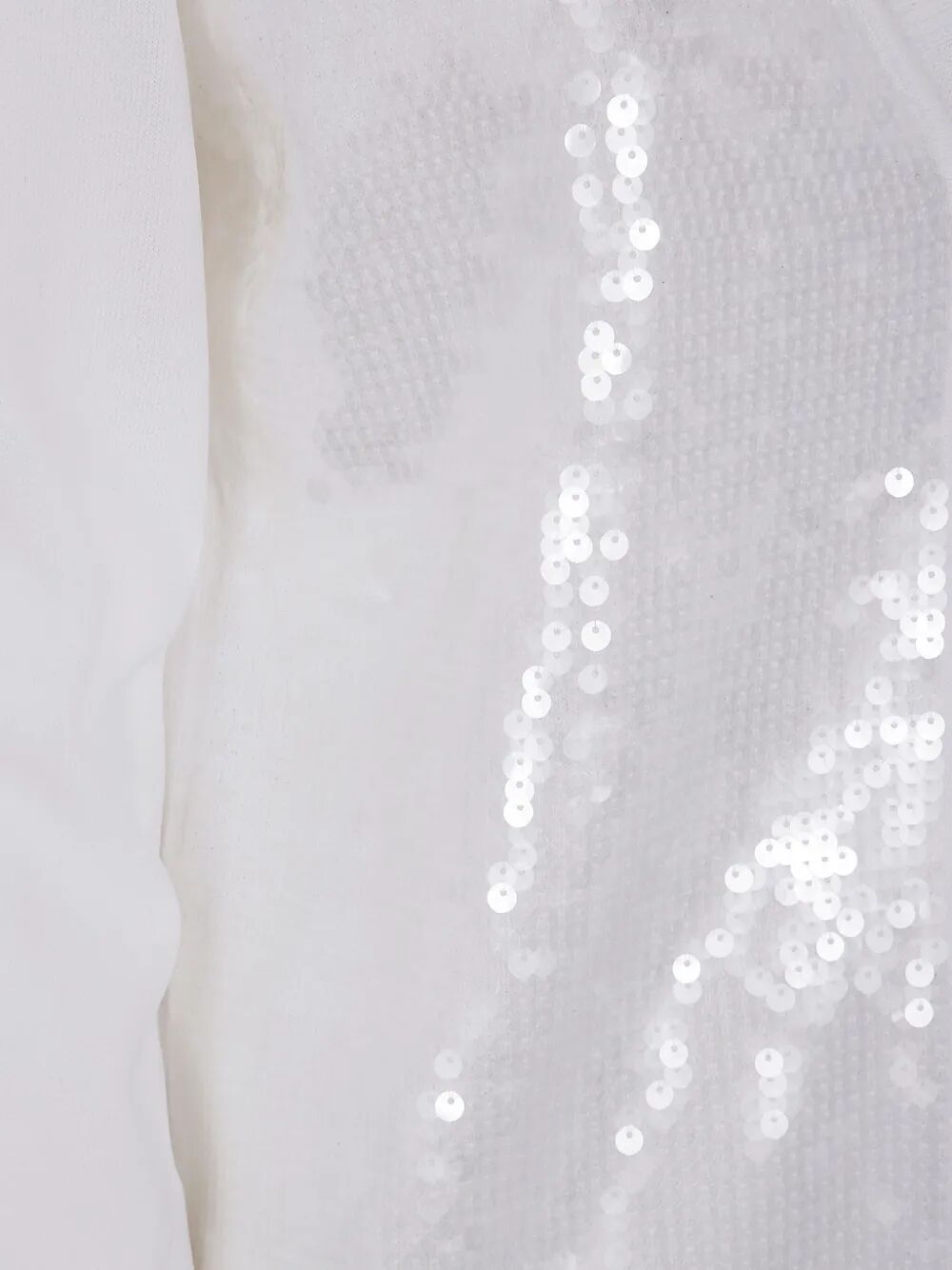 Seventy Sequinned Cardigan In White