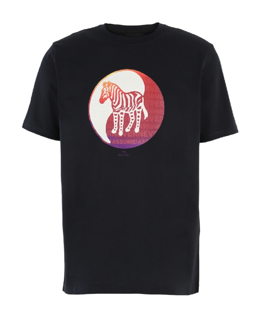 PAUL SMITH ZEBRA-PRINT SHORT-SLEEVE T-SHIRT