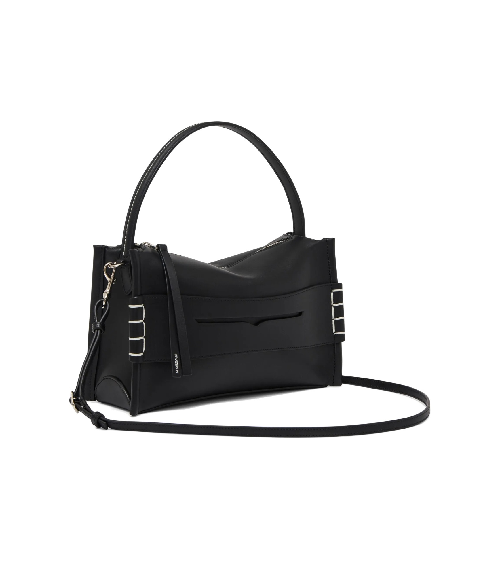 Jw Anderson Medium Loafer Shoulder Bag In Black