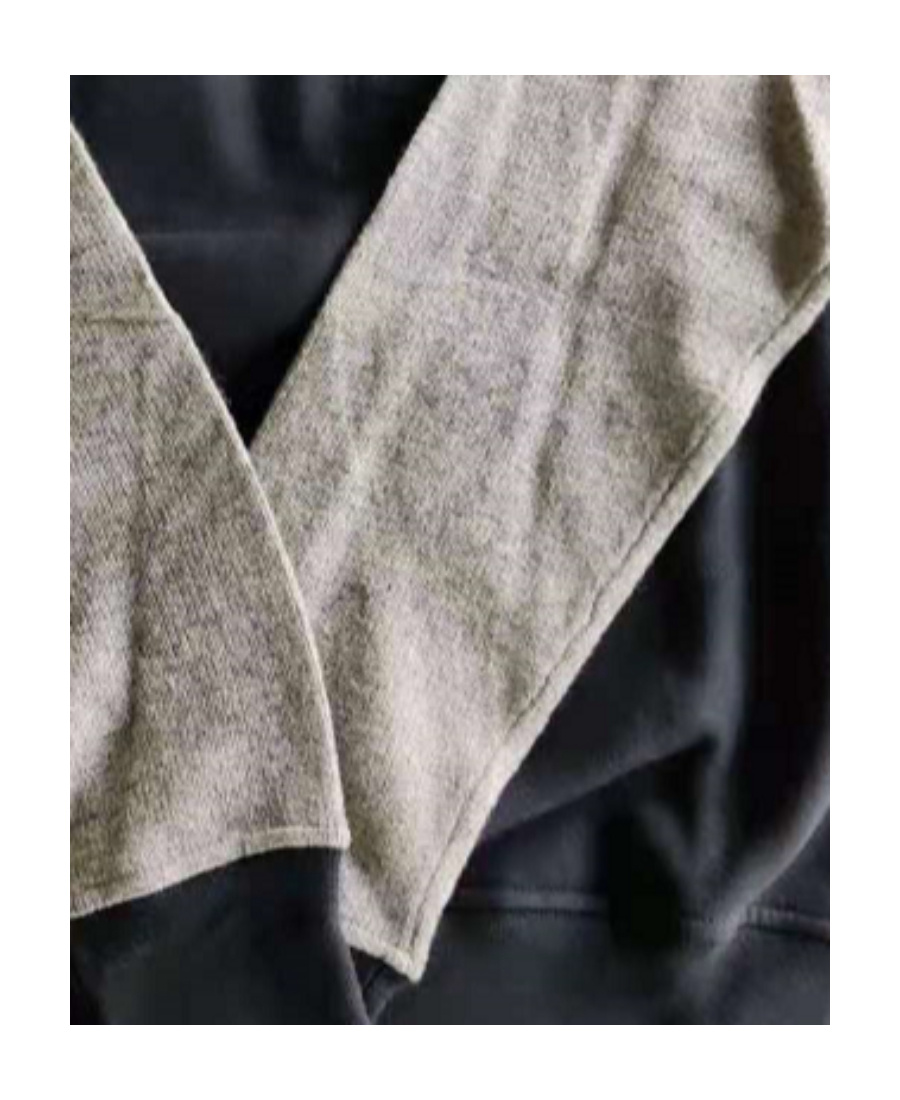 Armani Jeans Color Matching Sweater In Gray