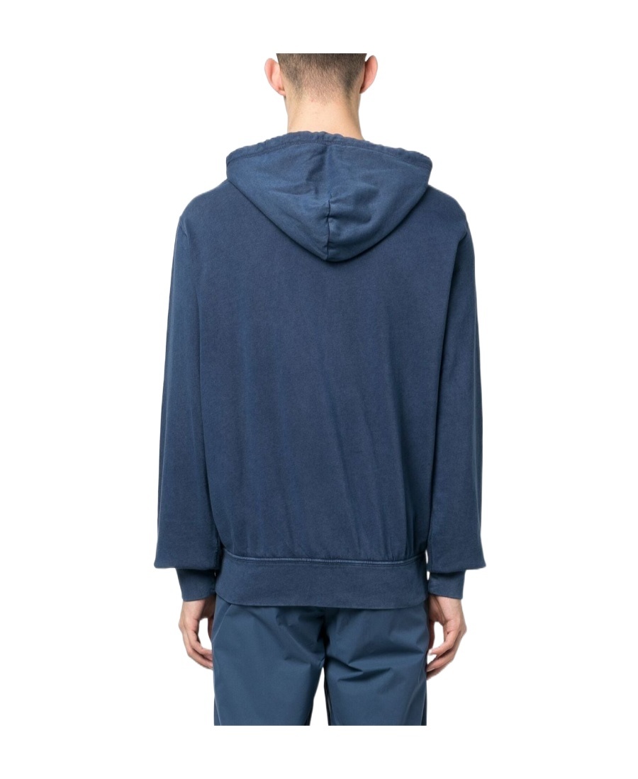 POLO RALPH LAUREN LOGO-EMBROIDERED ZIP-UP DRAWSTRING HOODIE 