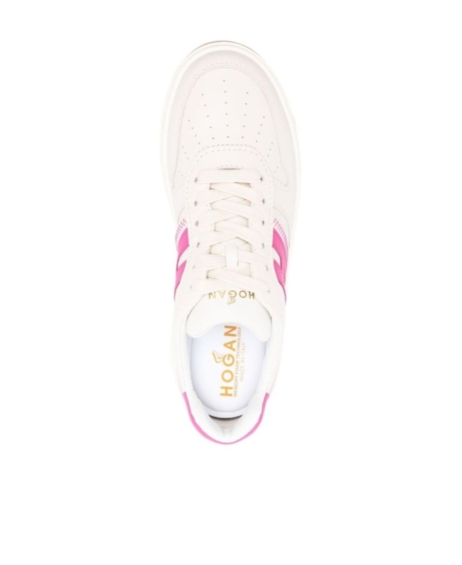 HOGAN HOGAN ROUND TOE LACE-UP SNEAKERS