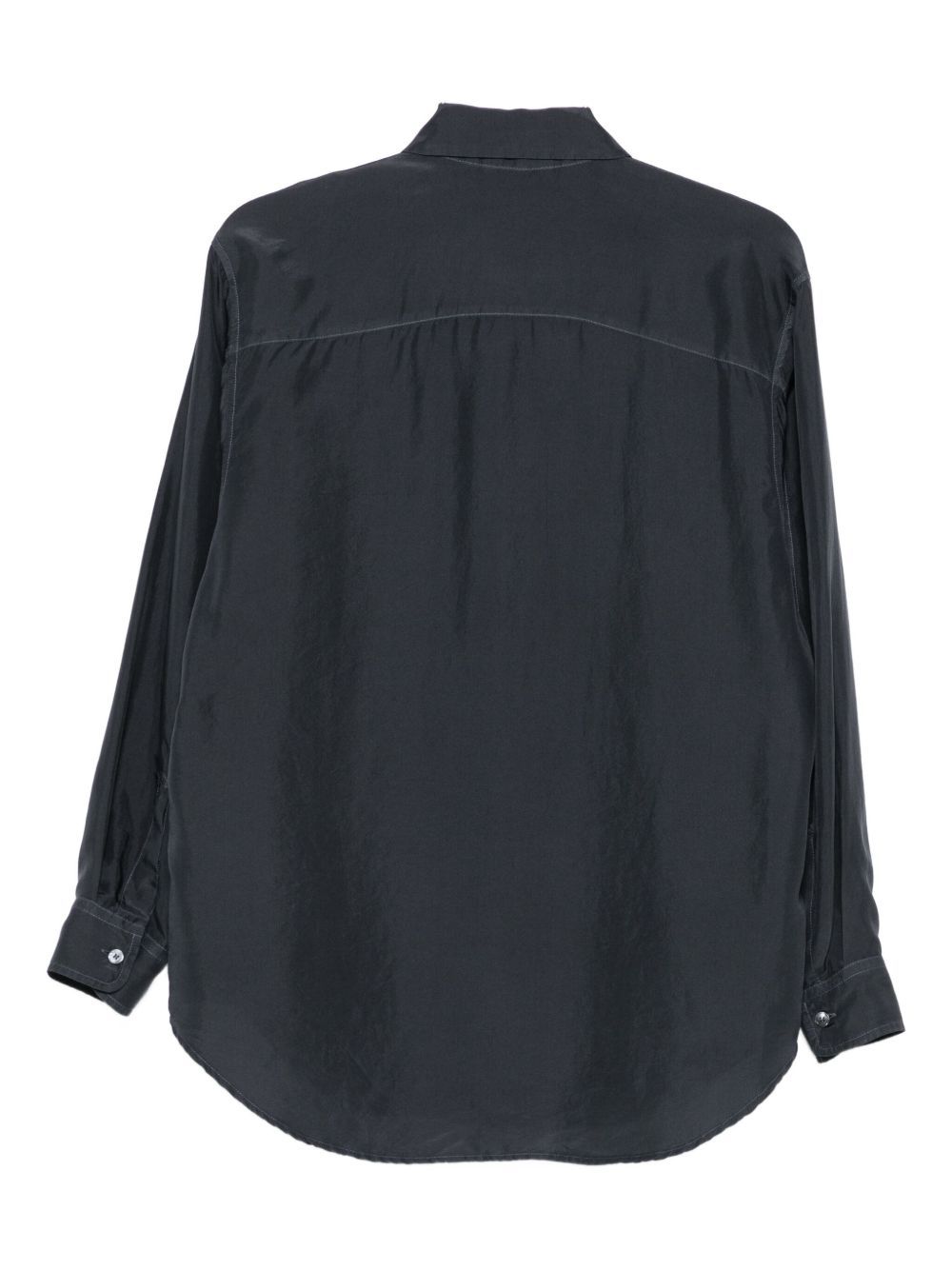 Barena Venezia Long-sleeve Button-up Shirt In Black