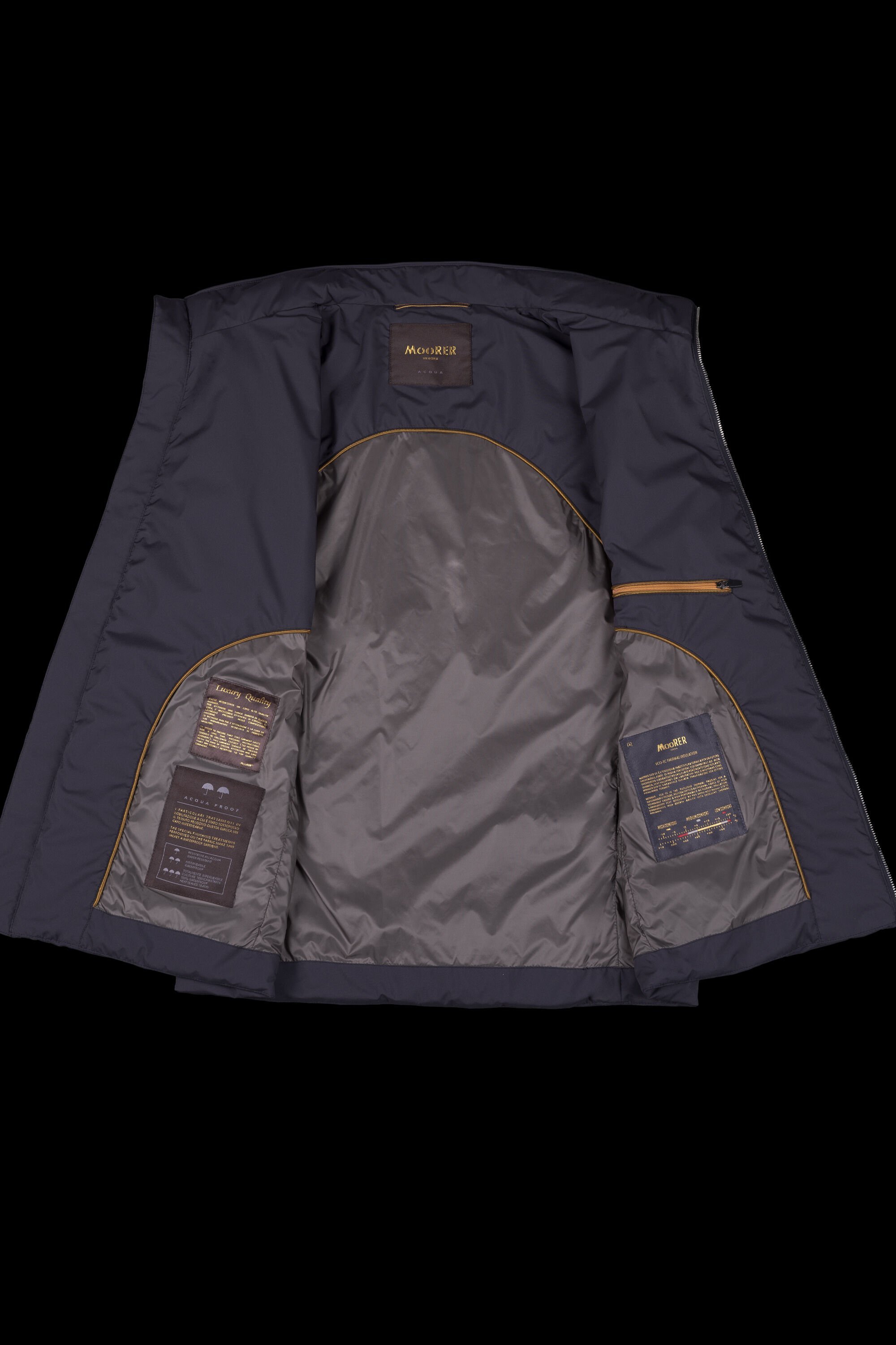 Shop Moorer Senio Skt Vest In Black