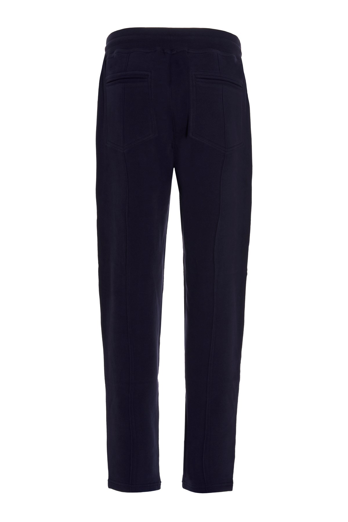 Brunello Cucinelli Drawstring Cotton Track Trousers In Black