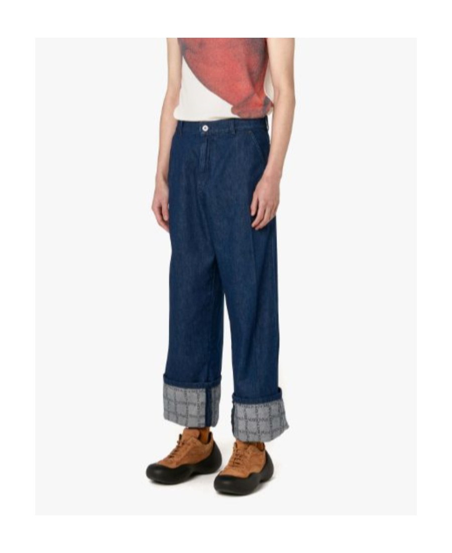 Jw Anderson Jeans Workwear In Blue