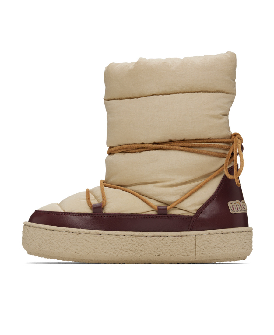 Shop Isabel Marant Logo Boots In Nude