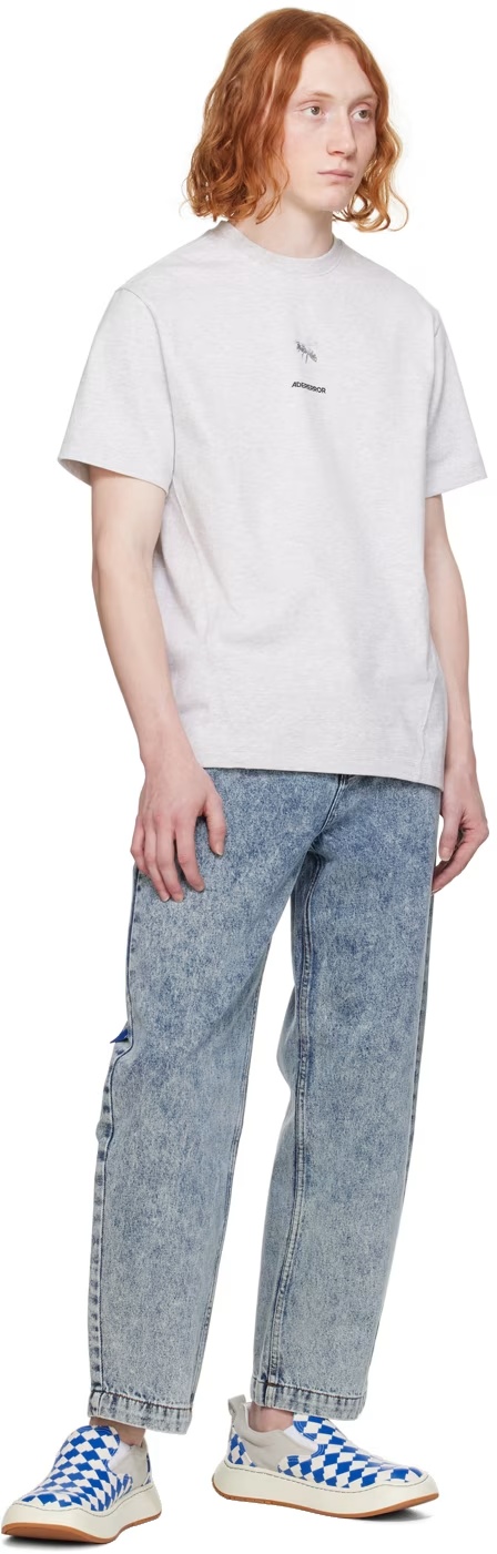 Ader Error Short-sleeved T-shirt In White