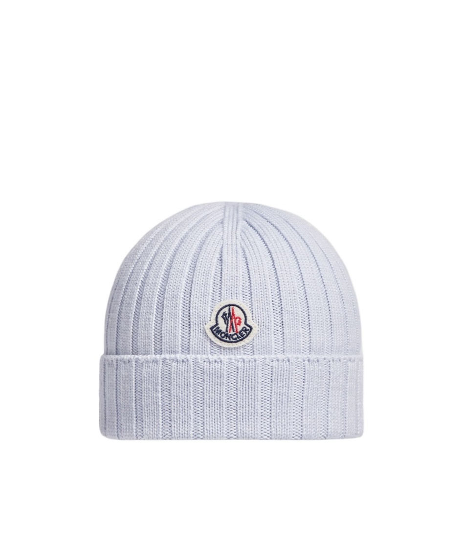 Moncler Wool Beanie In White