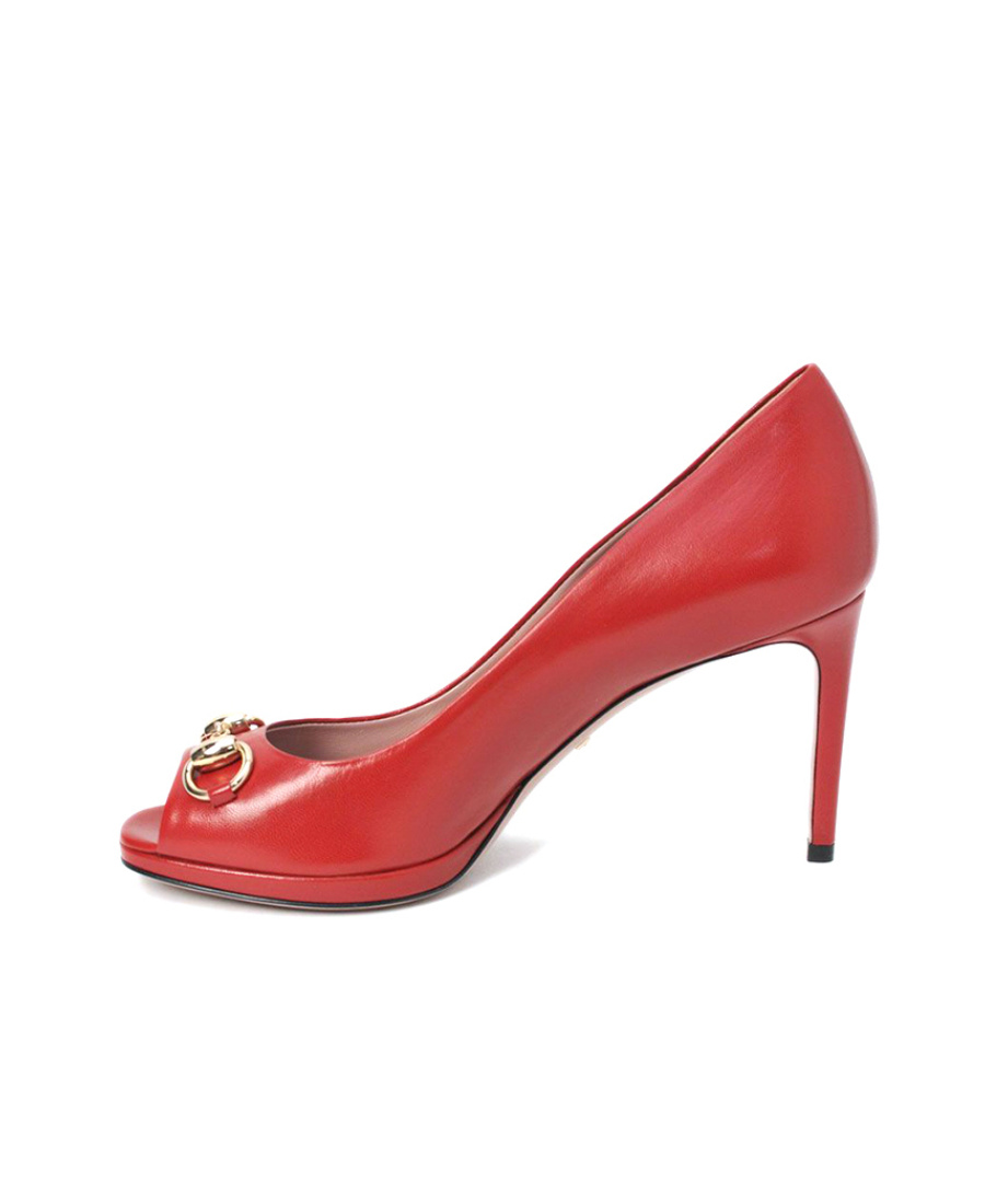 Gucci Logo Open-toed High-heel Sandals In Brown