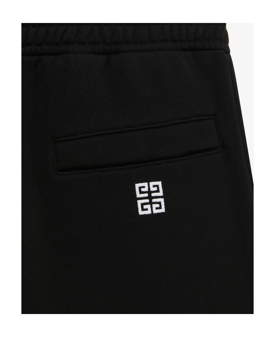 Givenchy Logo-embroidered Tapered Sweatpants In Black
