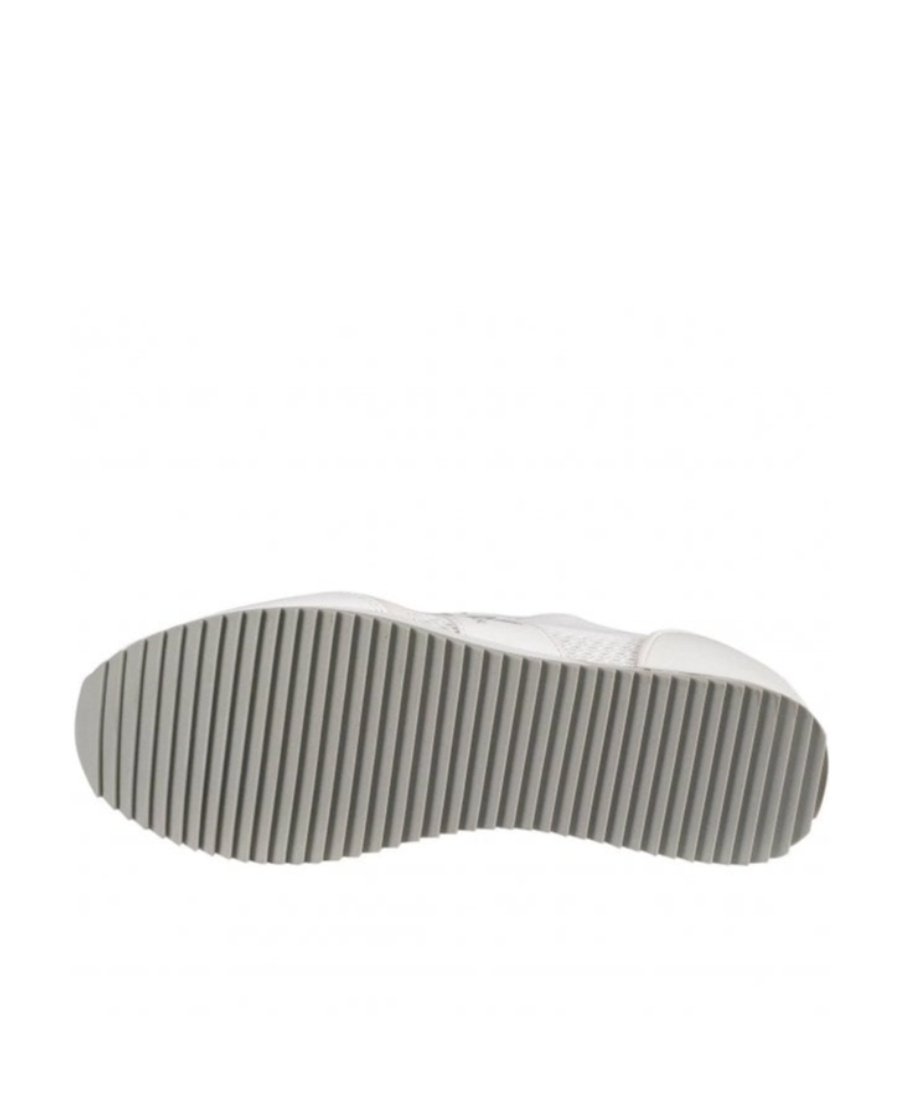 Ea7 Tie Round Head Low Upper Board Shoes In White