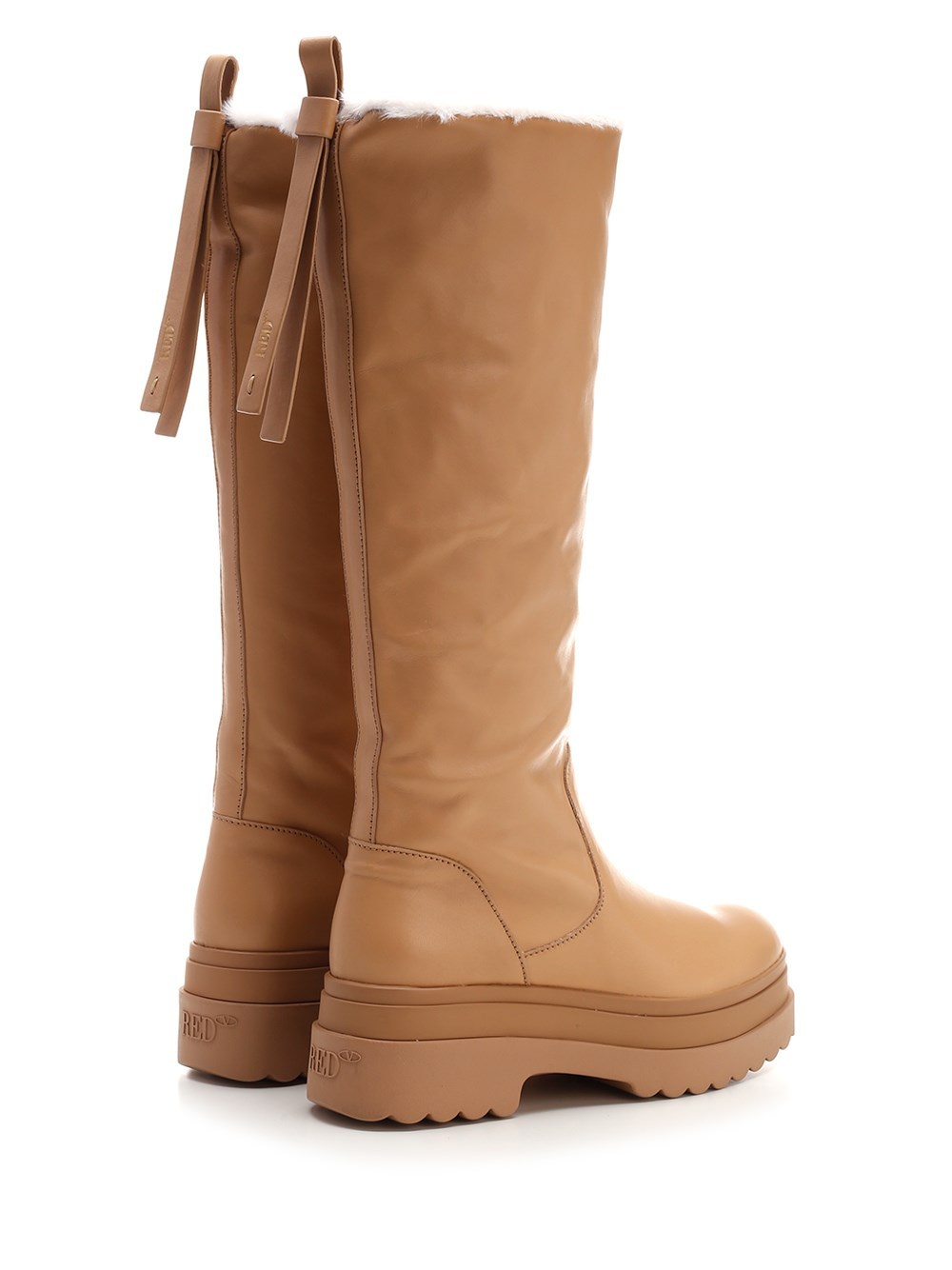 Red Valentino Redvalentino Lye Bow Detail Boots In Brown
