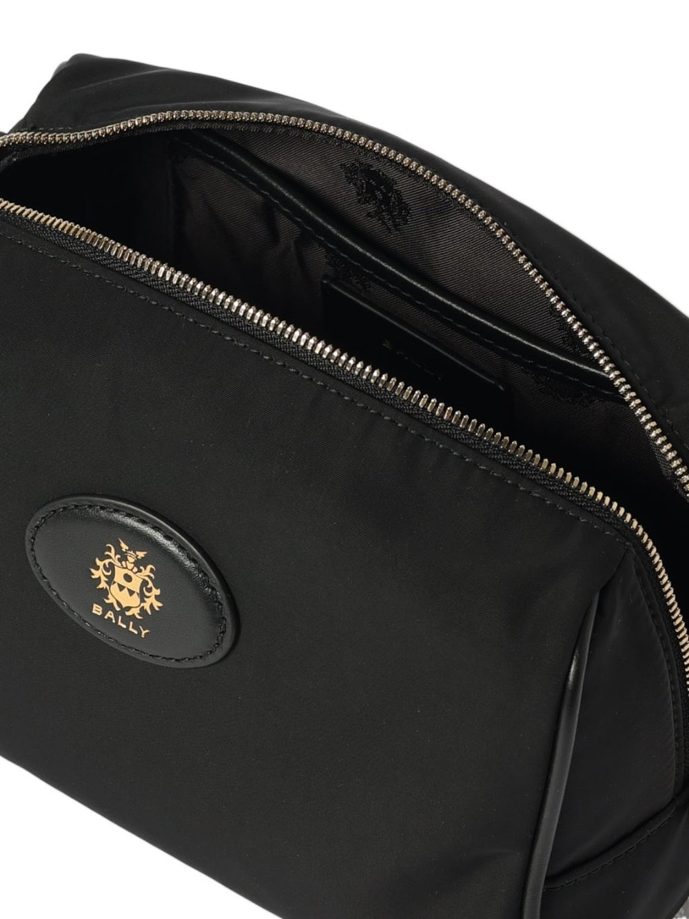 Bally Handle Clutch Bag In Black