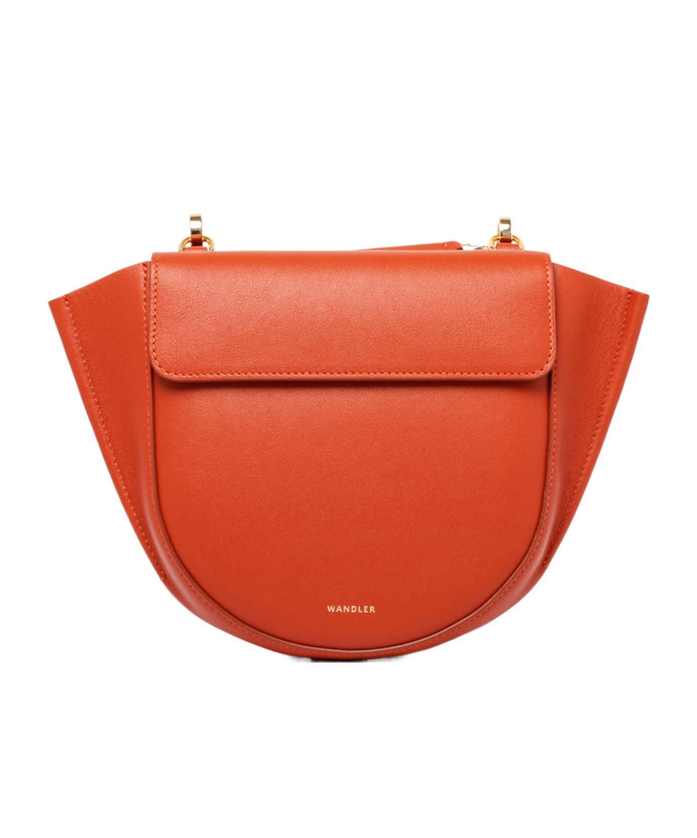 Wandler Logo Shoulder Bag In Red