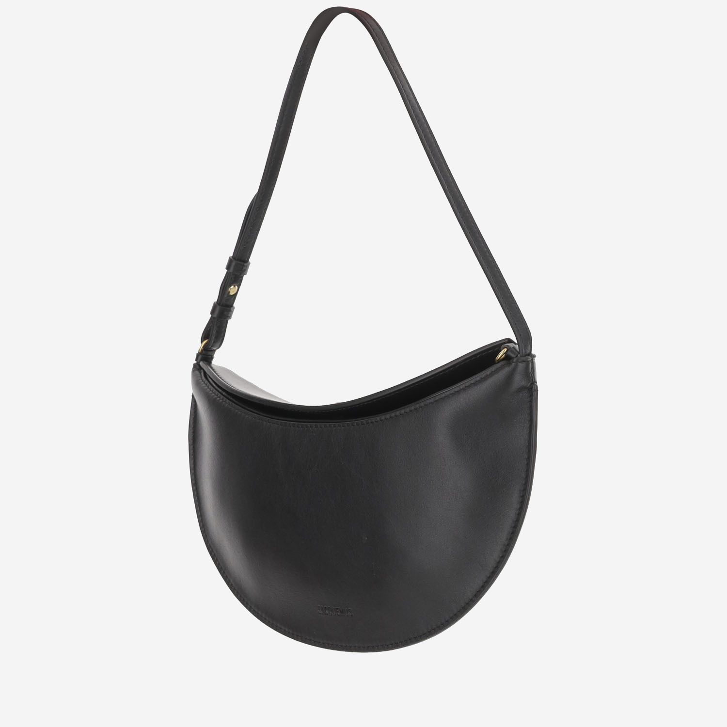 Jacquemus Le Petit Calisso Rond Embellished Leather Clutch In Black