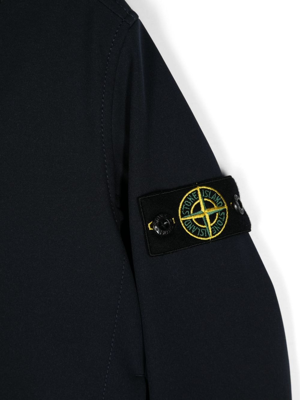 STONE ISLAND COMPASS-MOTIF HOODED JACKET 