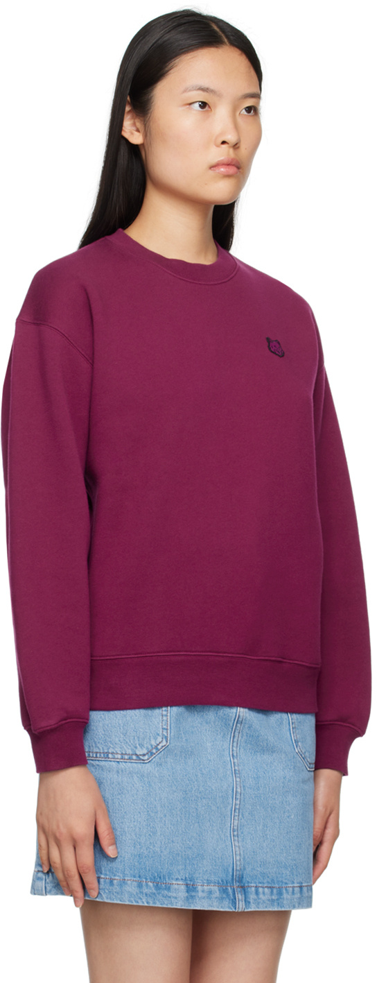 Maison Kitsuné Fox Hoodie In Red